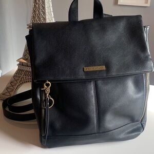 FRYE AND CO. Black Leather Backpack